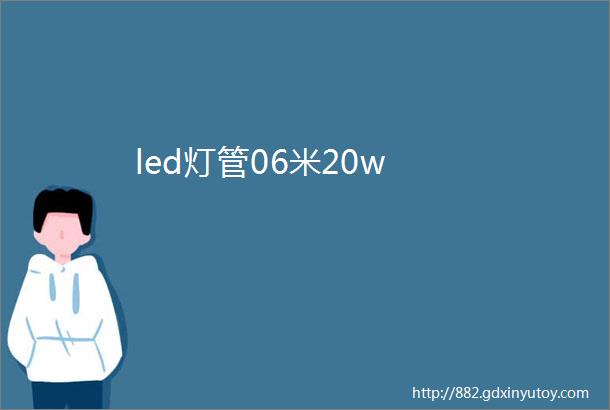 led灯管06米20w